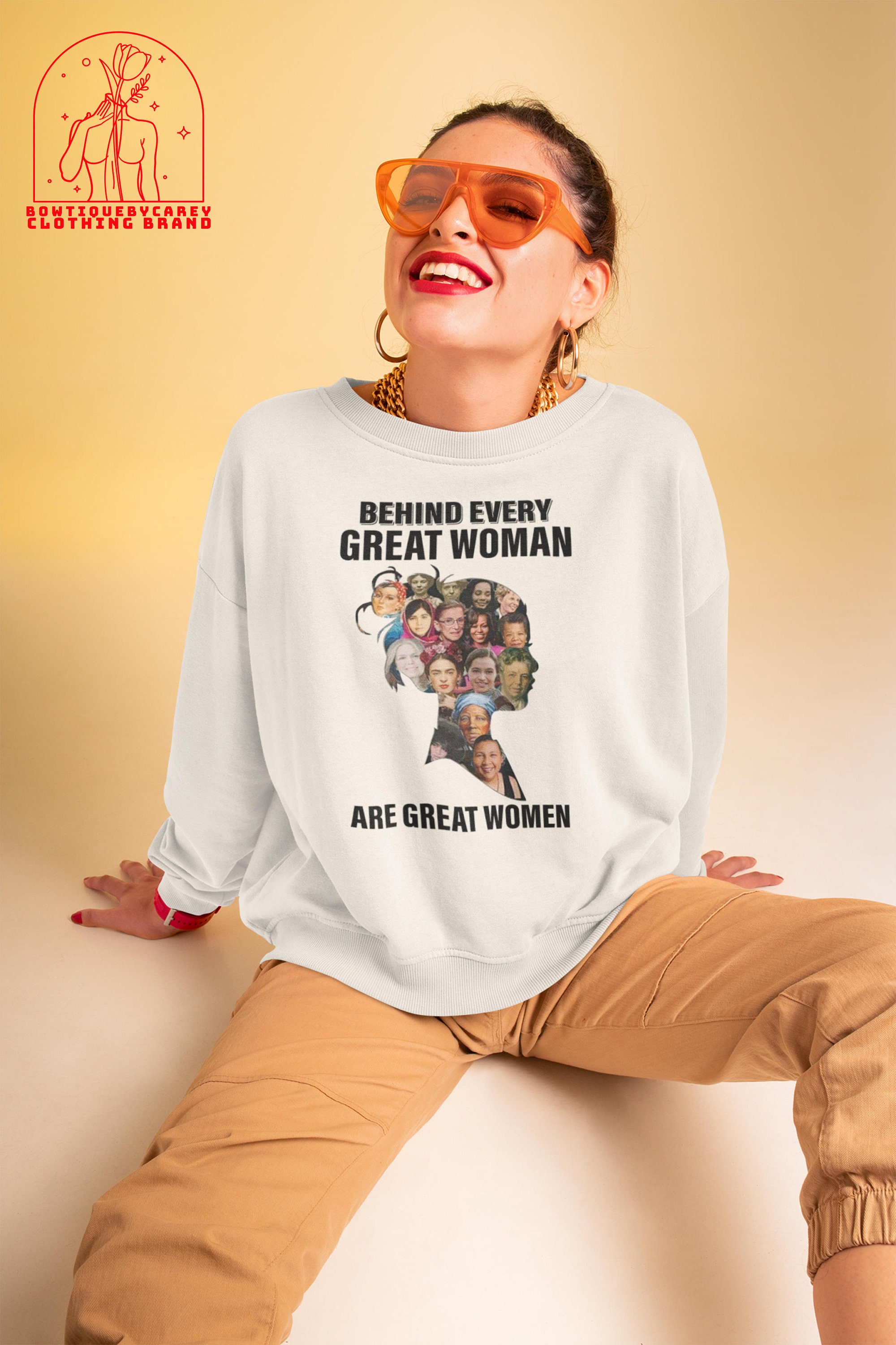 Behind Every Great Woman Are Great Women Feminists Woman Rights Rbg Ruth Bader Ginsburg Unisex T-Shirt