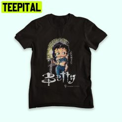 Betty Boop Buffy The Vampire Slayer Vintage 90s Unisex T-Shirt