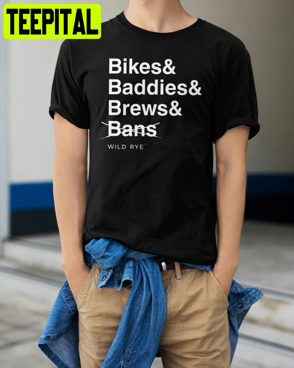 Bikes Baddies Brews And No Bans Unisex T-Shirt