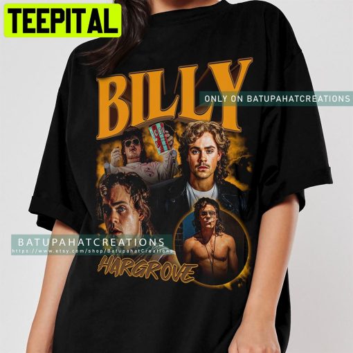 Billy Hargrove Shirt Dacre Montgomery Movie Vintage 90’s Stranger Trending Unisex T-Shirt