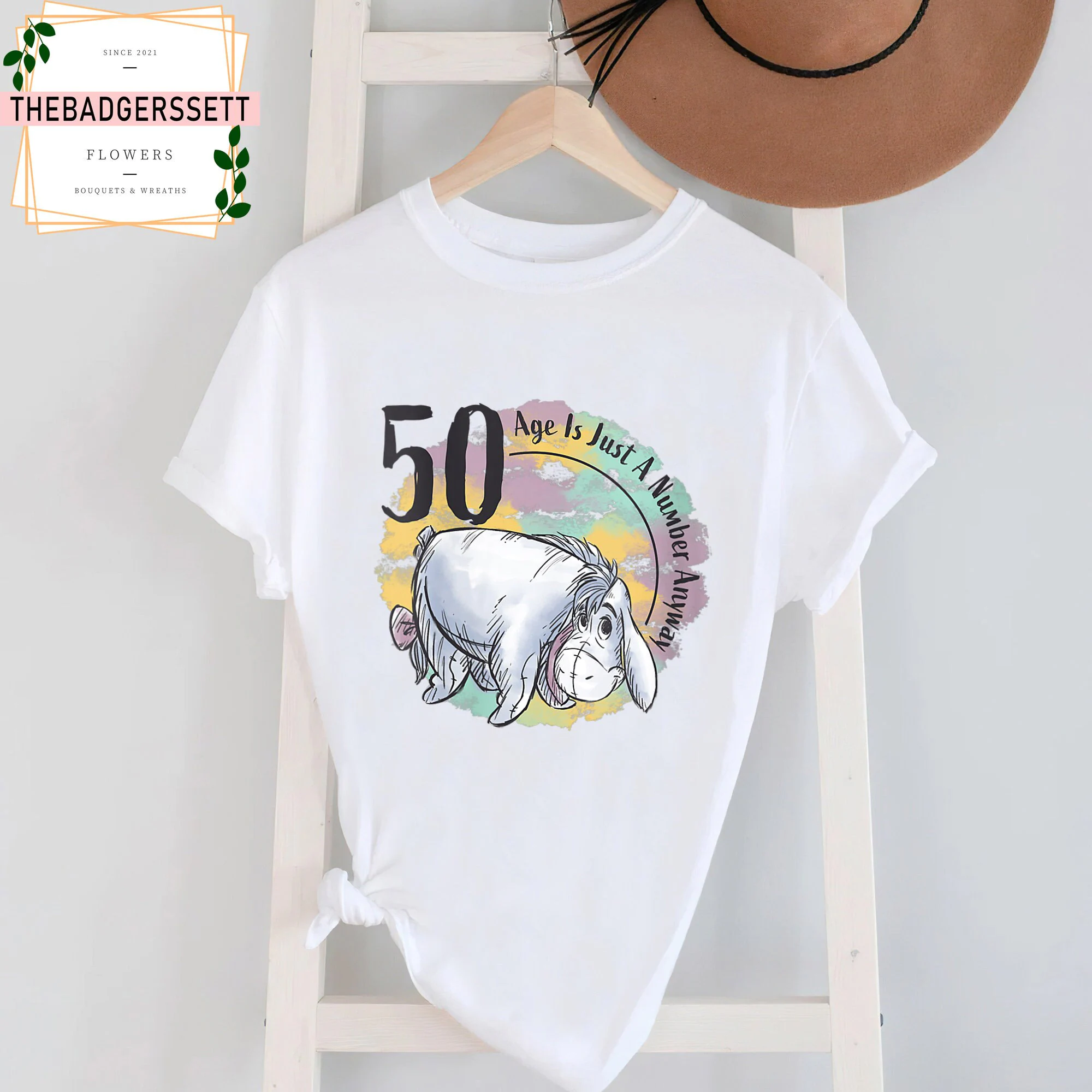 Birthday Eeyore Fiftieth Winnie The Pooh Disney Family Unisex T-Shirt