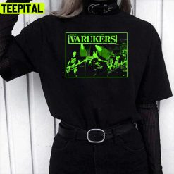 Black And Green Art The Varukers Unisex T-Shirt