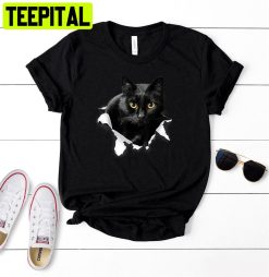 Black Cat Cats Lover Unisex T-Shirt