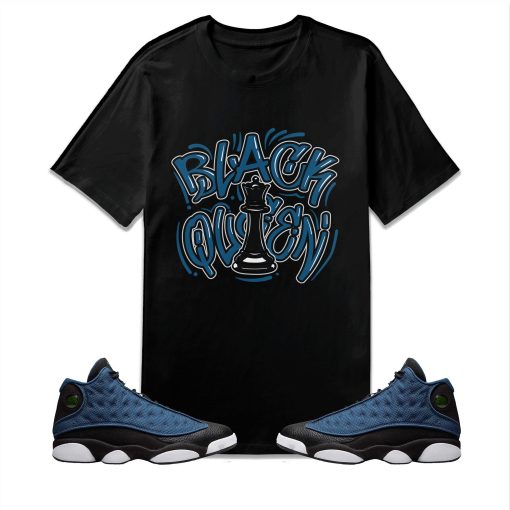 Black King Match Jordan 13 Retro Brave Blue Unisex T-Shirt