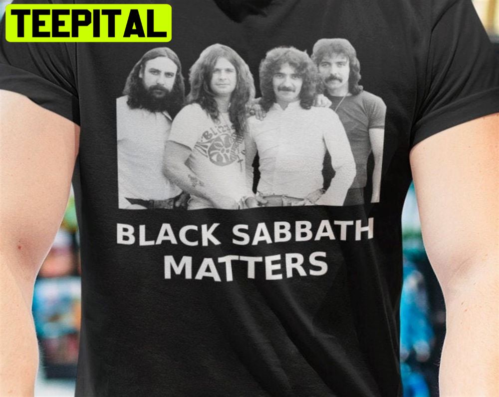 Black Sabbath Matters Black Ozzy Unisex T-Shirt