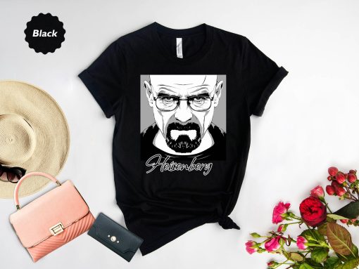 Black White Art Heisenberg Breaking Bad Unisex T-Shirt