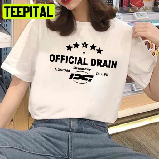 Bladee Drain Gang Official Drain Logo Colored Design Unsex T-Shirt