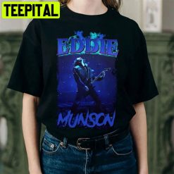 Blue Vintage Eddie Munson Stranger Things 4 Trending Unisex T-Shirt