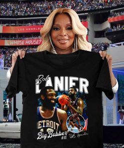 Bob Lanier Rip Lanier Basketball Bob Lanier Thank You For The Memories Signature Unisex T-Shirt