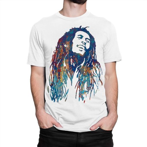 Bob Marley Colorful Design Unisex T-Shirt