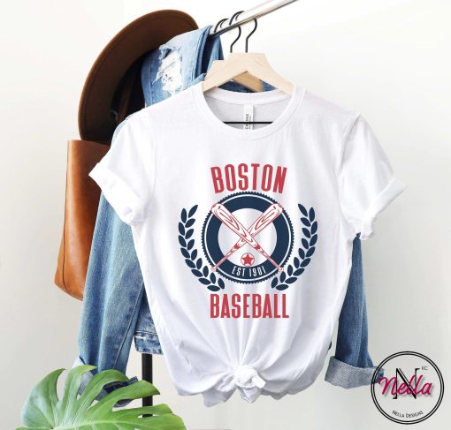 Boston Baseball Vintage Art Unisex T-Shirt