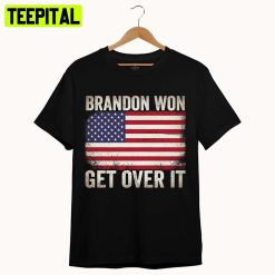 Brandon Won American Flag Unisex T-Shirt