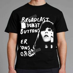 Broadcast Tended Buttons Black And White Art Unisex T-Shirt