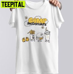 Camp Mcdonalds Funny Fast Food Meme Unisex T-Shirt