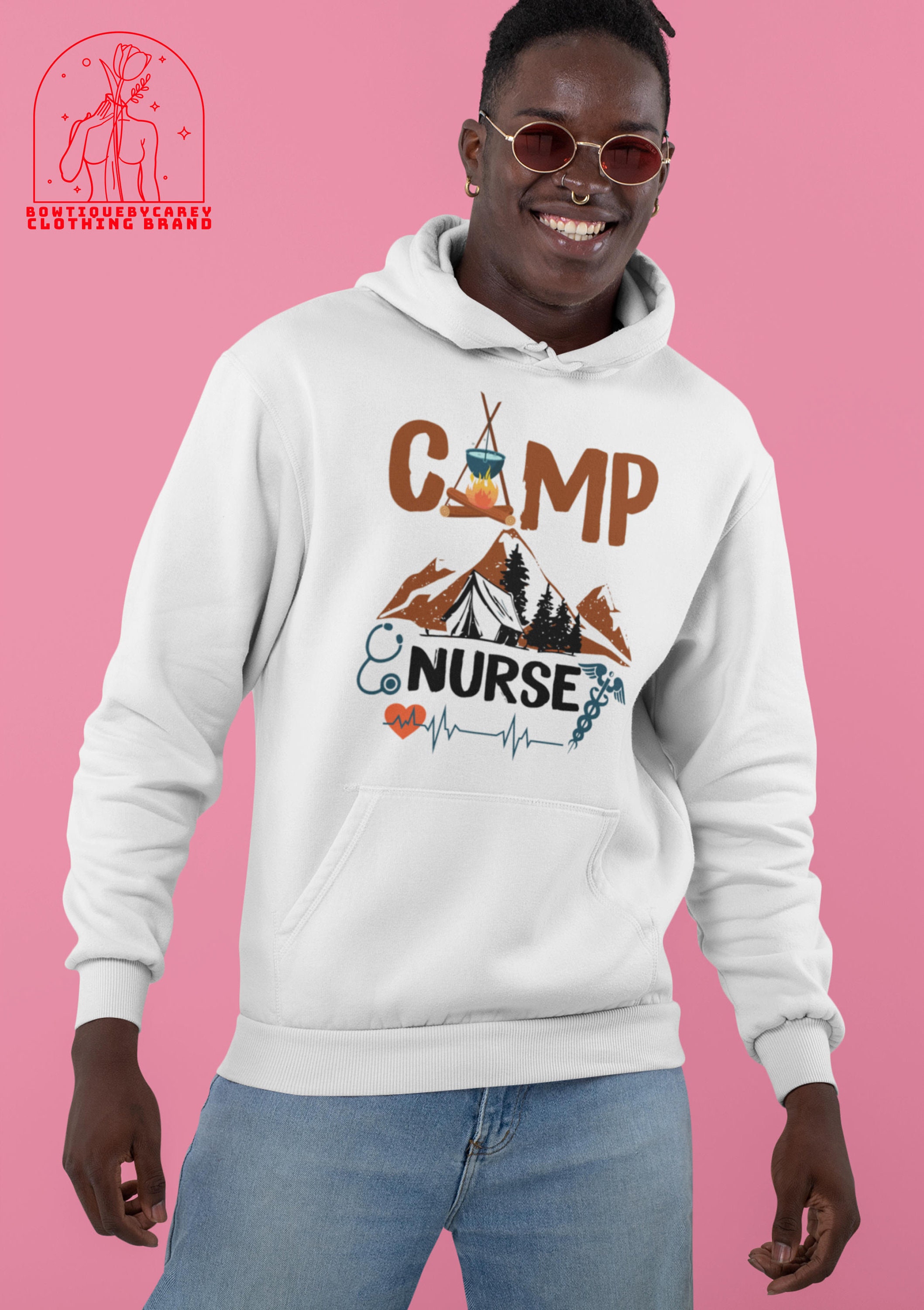 Camp Nurse Camping Picnic Nurselife Outdoor Adventure Camping Lovers Unisex T-Shirt