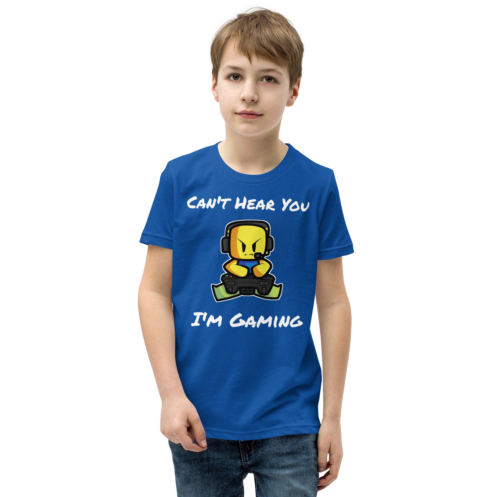 Roblox Noob Can't hear you I'm gaming T Shirt - Limotees