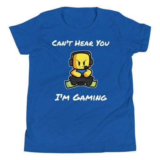 Can’t Hear You I’m Gaming Roblox Roblox Noob Roblox Kids Gaming Youth Unisex T-Shirt