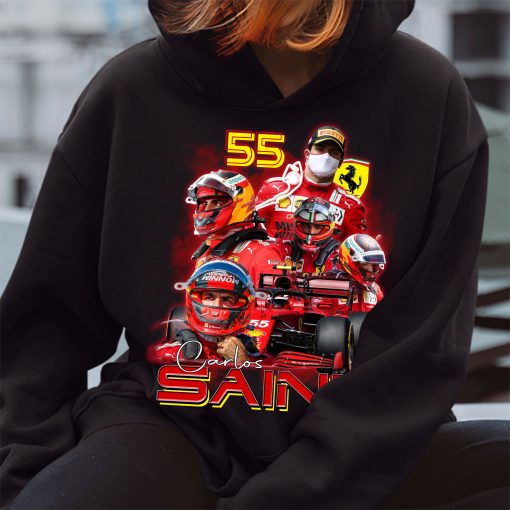 Carlos Sain Ferrari 55 Racer Car Fan Nascar Racing Formula 1 F1 Shirt