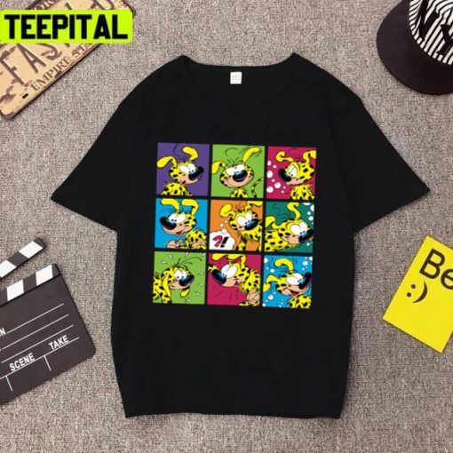 Carrés De Marsupilami Classique Gaston Lagaffe Unisex T-Shirt