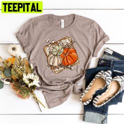 Chalk Cotton Pumpkin Unisex T-Shirt