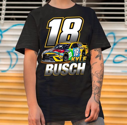 Champion Number 18 Kyle Busch Speedway Motorsports Nascar Racing Formula 1 F1 Shirt