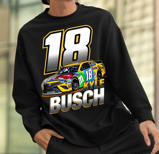 Champion Number 18 Kyle Busch Speedway Motorsports Nascar Racing Formula 1 F1 Shirt