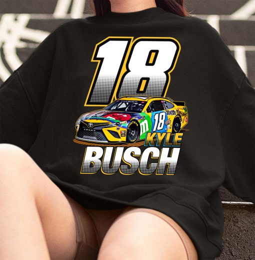 Champion Number 18 Kyle Busch Speedway Motorsports Nascar Racing Formula 1 F1 Shirt