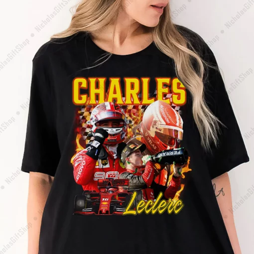 Charles Leclerc Driver Racing Championship Vintage 90s Unisex T-Shirt