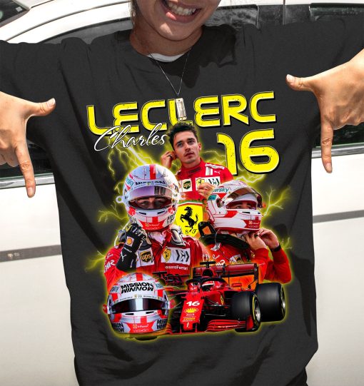 Charles Leclerc Ferrari Lec16 Ferrari Team Scuderia Ferrari Nascar Racing Formula 1 F1 Shirt