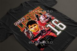 Charles Leclerc Formula 1 Racing Team Scuderia Ferrari 90s Vintage X Bootleg Style Unisex T-Shirt