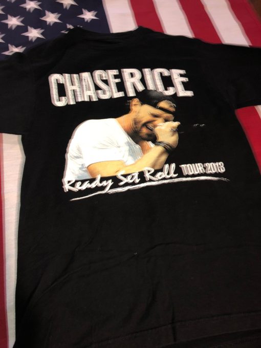Chase Rice 2013 Tour Size Medium Country Ready Set Roll T-Shirt