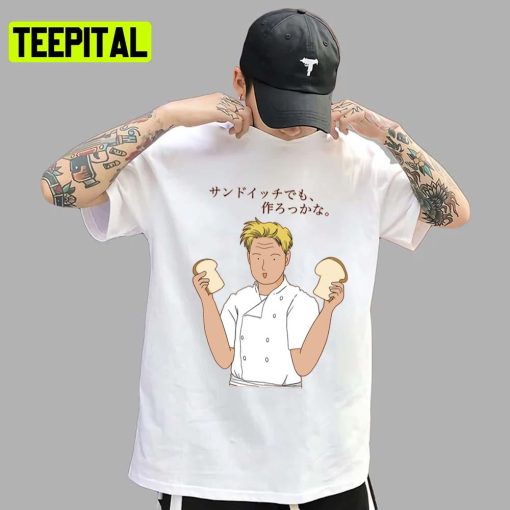 Chef Ramsay Sandwich Time Hells Kitchen Gordon Ramsay Illustration Unisex T-Shirt