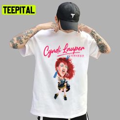 Chibi Art Lover Long Cyndi Lauper Unisex T-Shirt