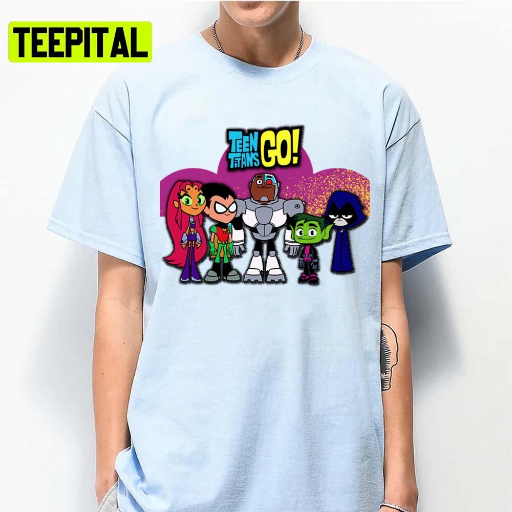 Chibi Art Teen Titans Go Unisex T-Shirt