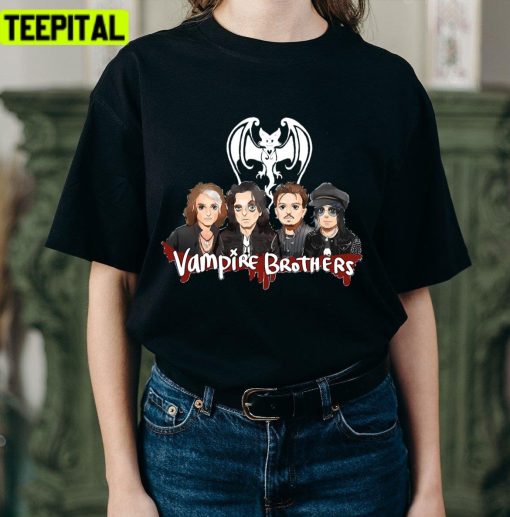 Chibi Members Hollywood Vampires Johnny Depp Unisex T-Shirt