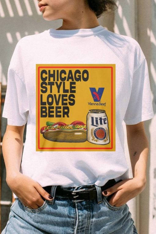 Chicago Loves Beer National Beer Day Trending Unisex T-Shirt