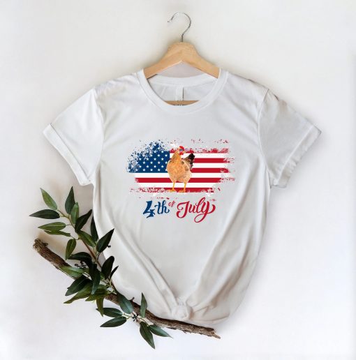 Chicken Independence Day 4th Of July Unisex T-Shirt