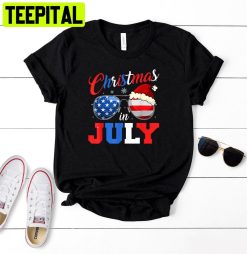 Christmas In July Santa Beach Unisex T-Shirt