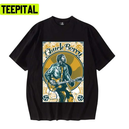 Chucks Perform Guitar Chuck Berry Rock N Roll Unisex T-Shirt