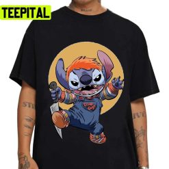 Chucky Horror Guy Stitch Design For Halloween Unisex T-Shirt