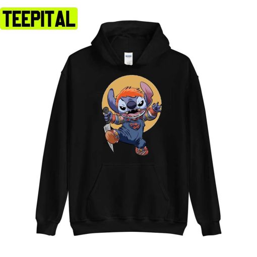 Chucky Horror Guy Stitch Design For Halloween Unisex T-Shirt