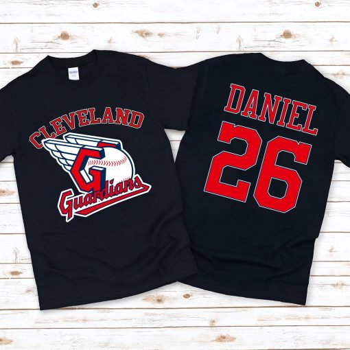 Cleveland Guardians Baseball Mlb 2022 Sports Text Number Guardians Unisex T-Shirt