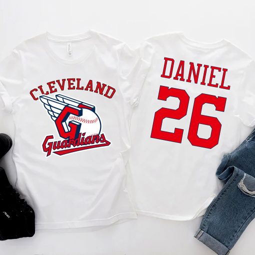 Cleveland Guardians Baseball Mlb 2022 Sports Text Number Guardians Unisex T-Shirt