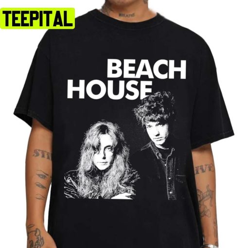 Coastal Portrait Art Beach House Unisex T-Shirt