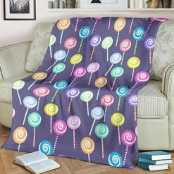 Colorful Lollipop Best Seller Fleece Blanket Throw Blanket Gift