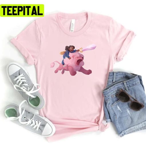 Connie And Lion Steven Universe Unisex T-Shirt