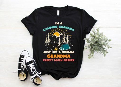 Cool Camping Grandma T-Shirt