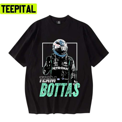 Cool Design Valtteri Bottas Car Racing Nascar F1 Unisex T-Shirt