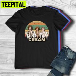 Cream Band Retro Vintage Unisex T-Shirt