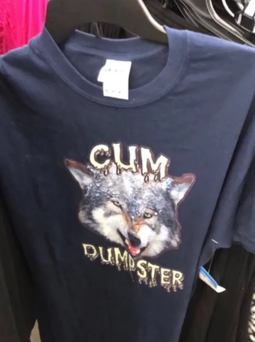 Cum Dumpster Wolf Unisex T-Shirt